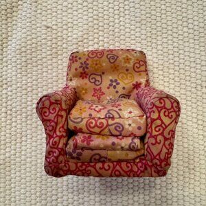 Fisher-Price Loving Family Dollhouse Easy Chair Recliner Mattel 2006 (LL18)